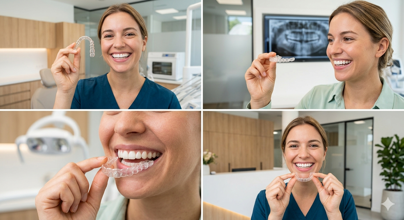 Pati&euml;nten met transparante aligners